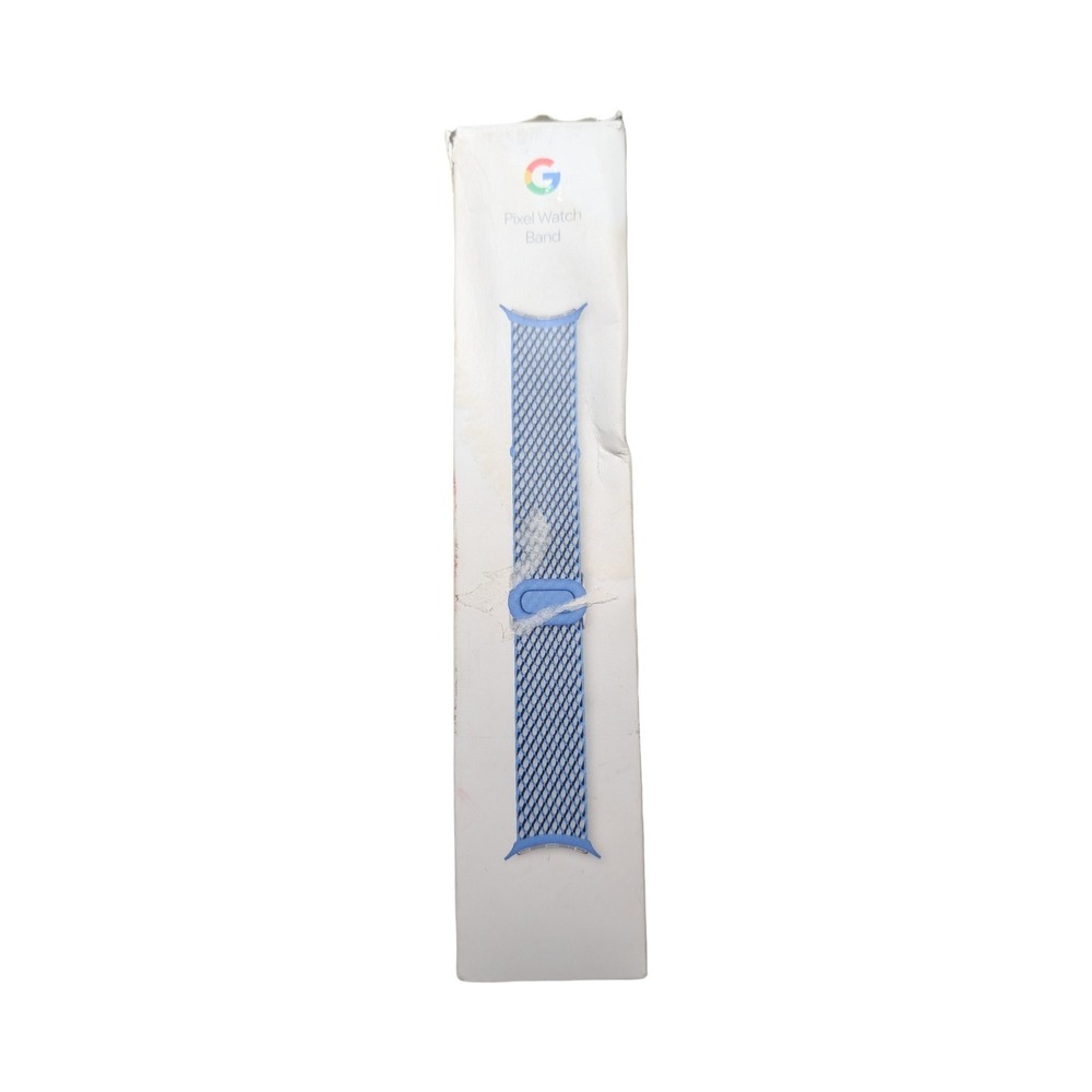 22-O Google Pixel Watch 1, 2, & 3 Woven Band - Blue
